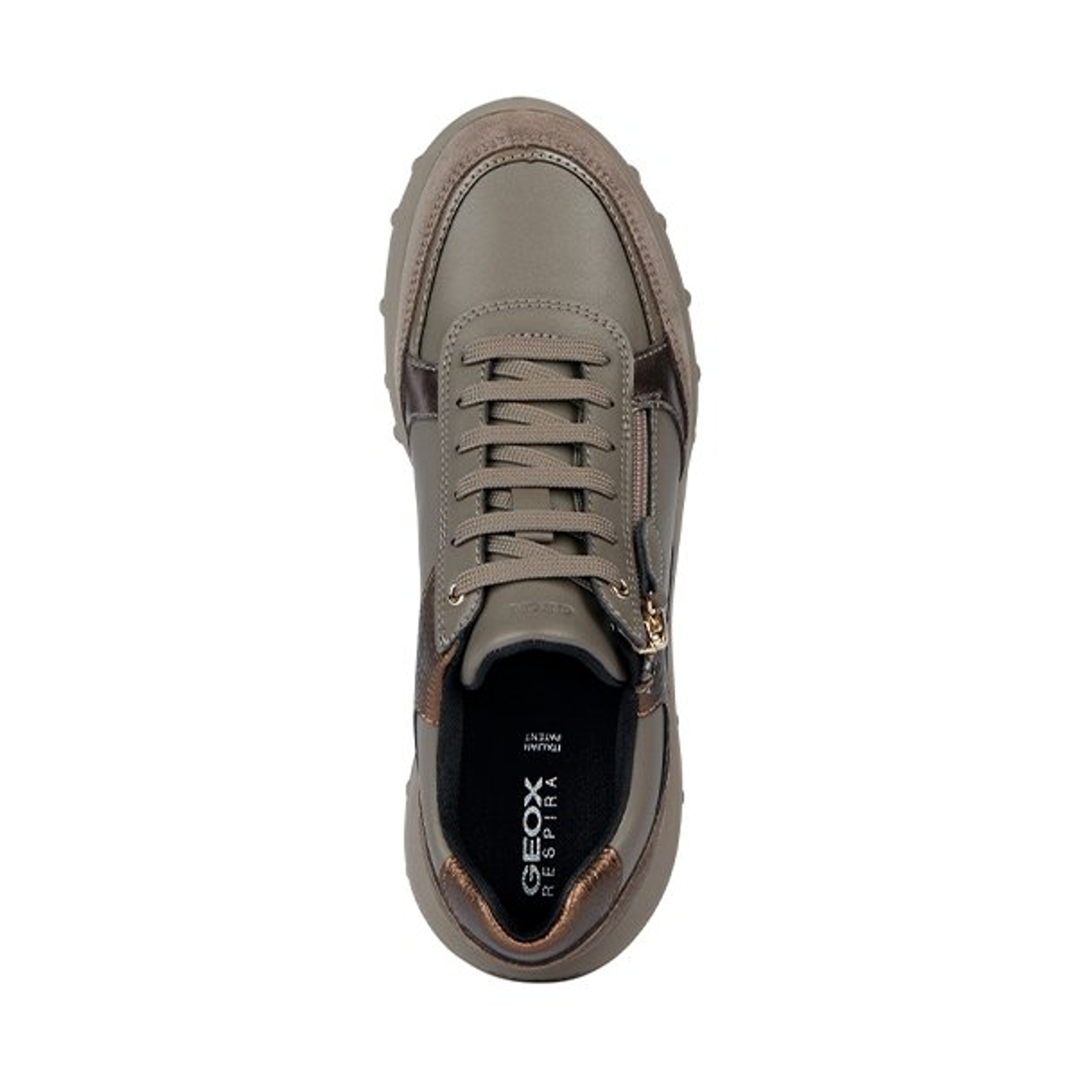 D ALLENIEE B - GEOBUCK+SCAM. Женские кроссовки DK TAUPE