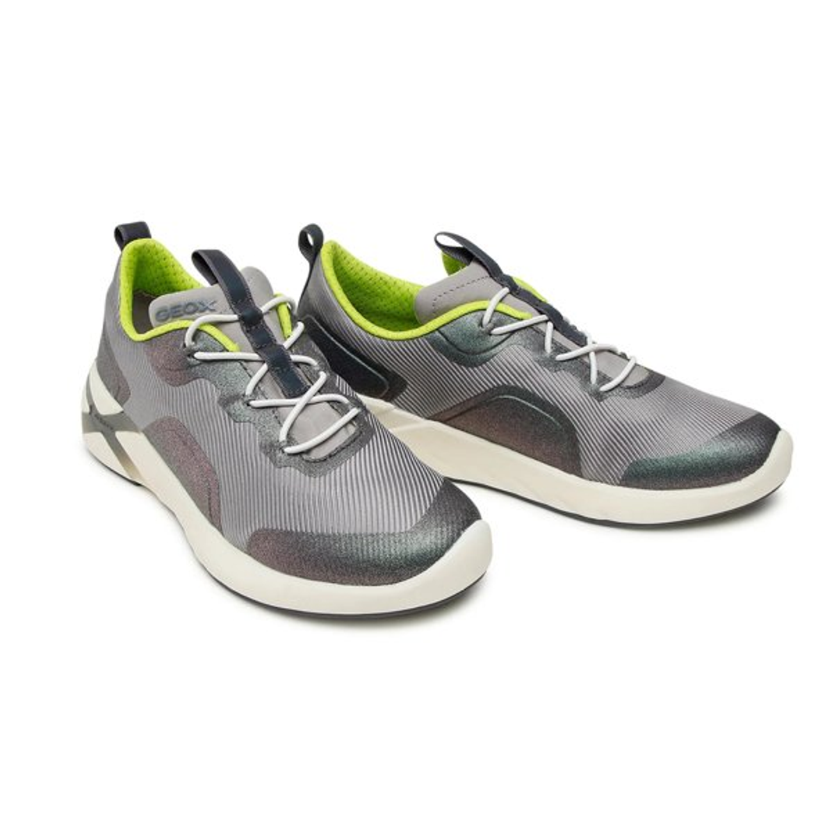 J PLAYKIX B. A Кроссовки для мальчиков SILVER/LIME