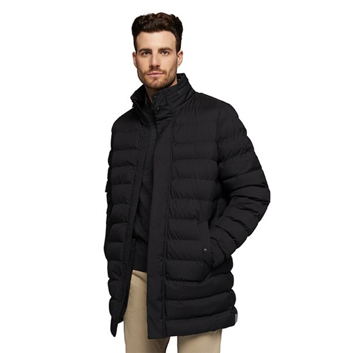M HALLSON COAT - COMFORT TWILL Мужская куртка BLACK