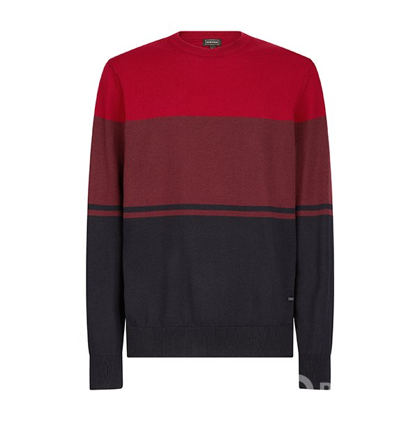 M KNIT COLOR BLOCK - TRICOT ME Свитер REDDAHLI/FIG/SKY CAP