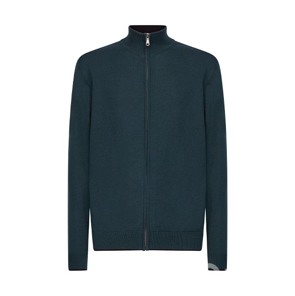 M KNIT FULL ZIP - TRICOT MERIN Свитер LIGHT SCARAB
