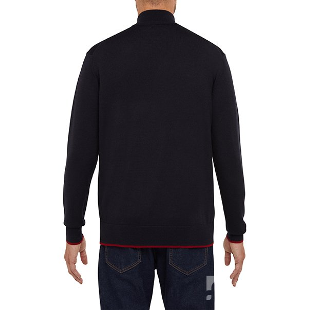 M KNIT FULL ZIP - TRICOT MERIN Свитер SKY CAPTAIN