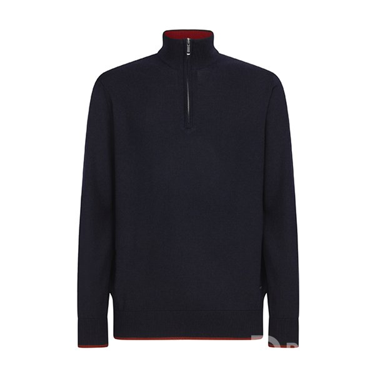 M KNIT HALF ZIP - TRICOT MERIN Свитер LIGHT SCARAB