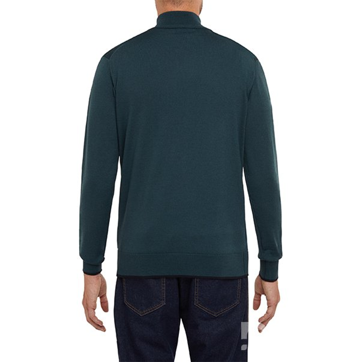 M KNIT HALF ZIP - TRICOT MERIN Свитер SKY CAPTAIN