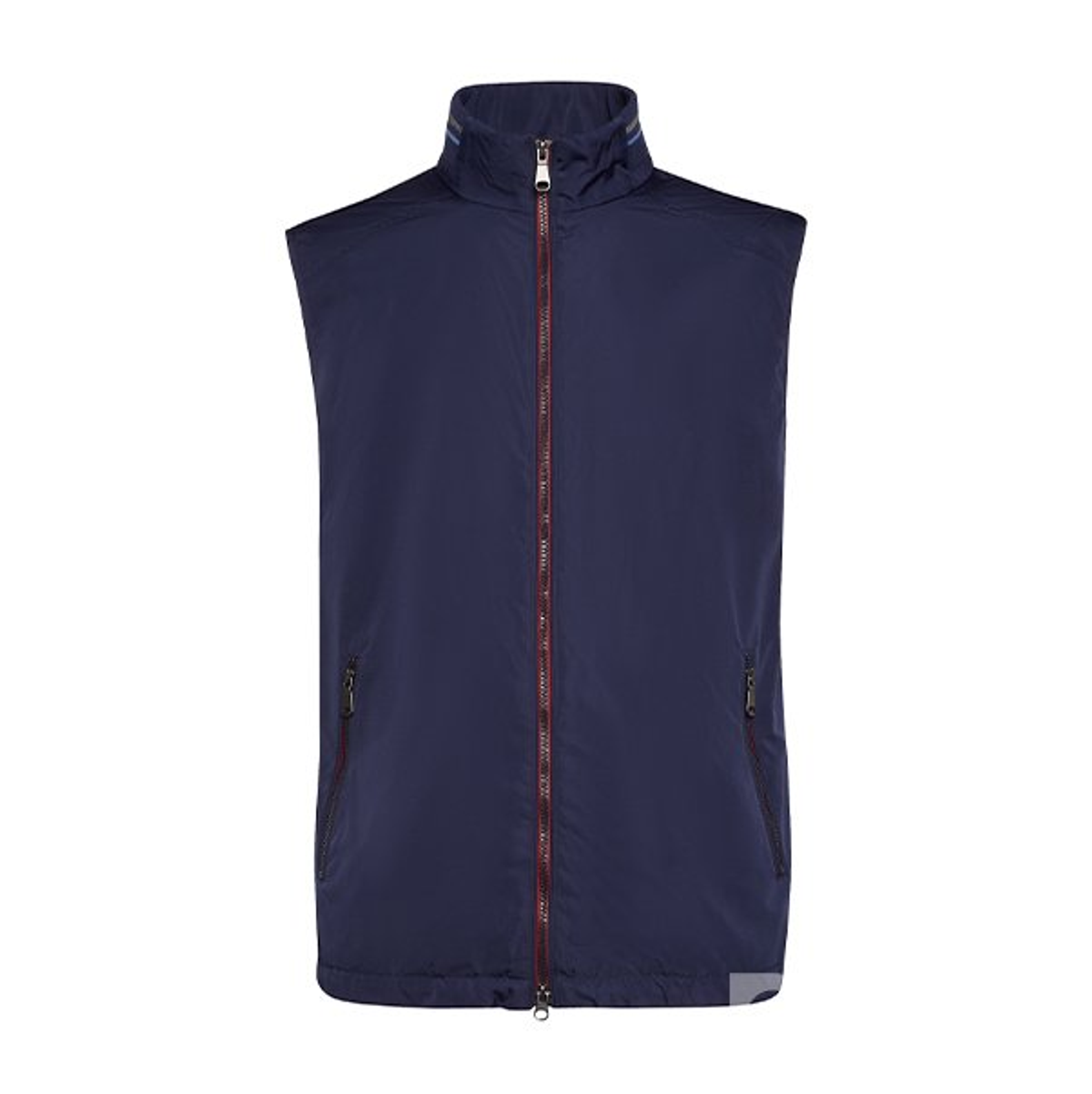 M WELLS VEST - POLYESTER CIRE Жилетка мужская PEACOT NAVY