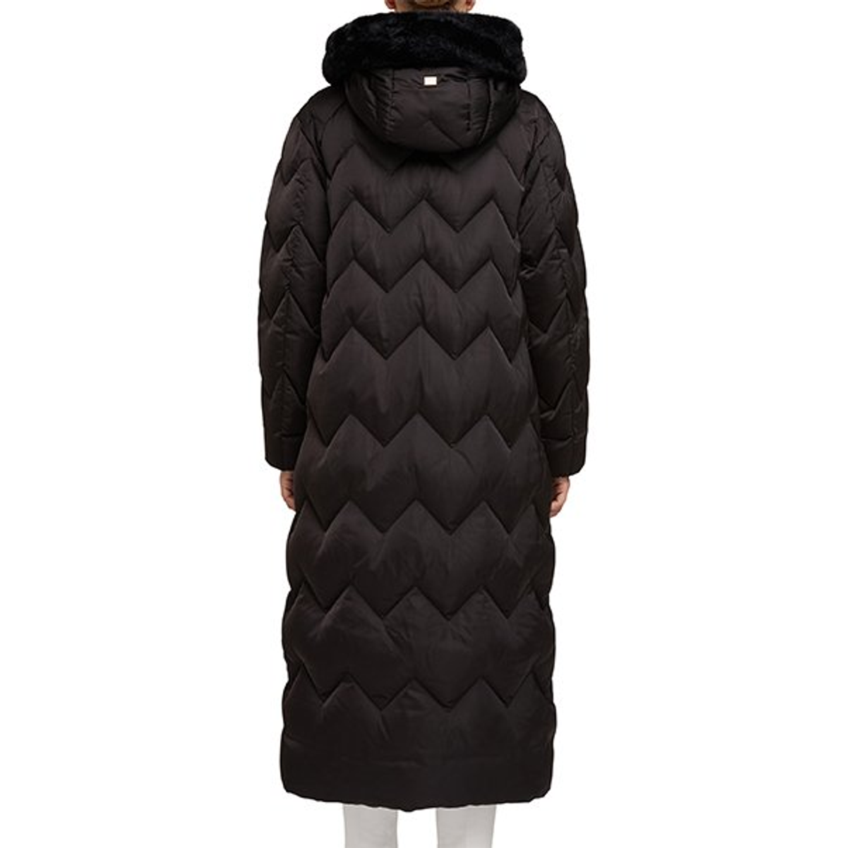 W CHLOO MAXI LONG - 50D POLYES Женская куртка длинная BLACK