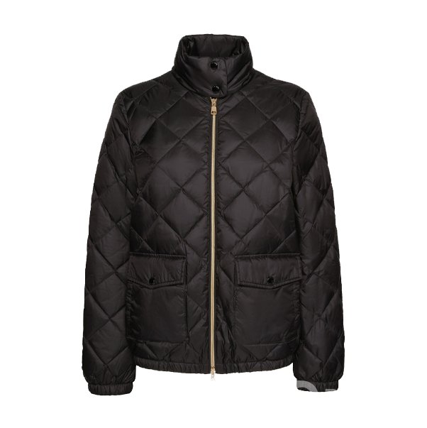 W MYLUSE SHORT JKT - SHINY 20D Женская куртка BLACK