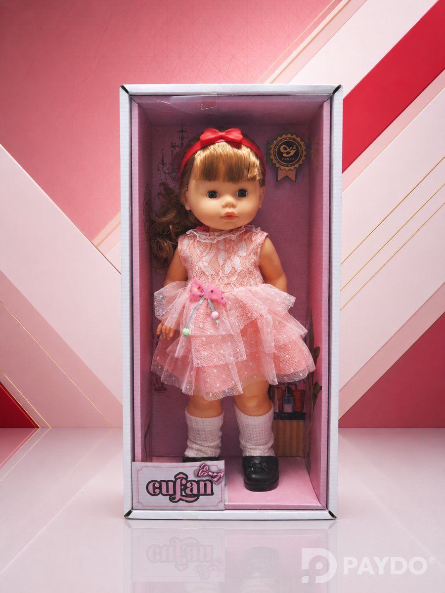 Кукла Cufan в пышном розовом платье