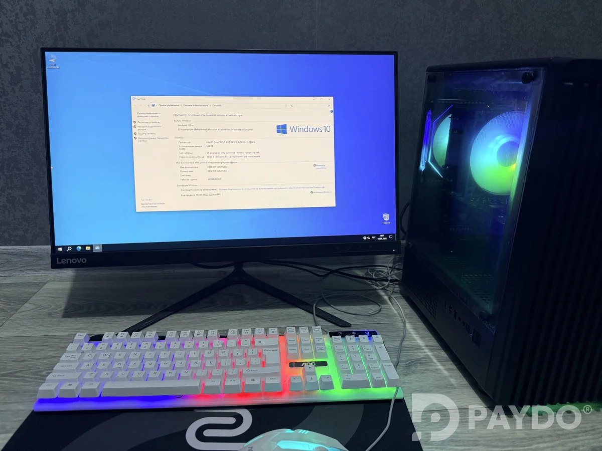 Игровой компьютер i5-6500/GPU 1660ti 6GB/RAM 16GB/SSD 512GB
