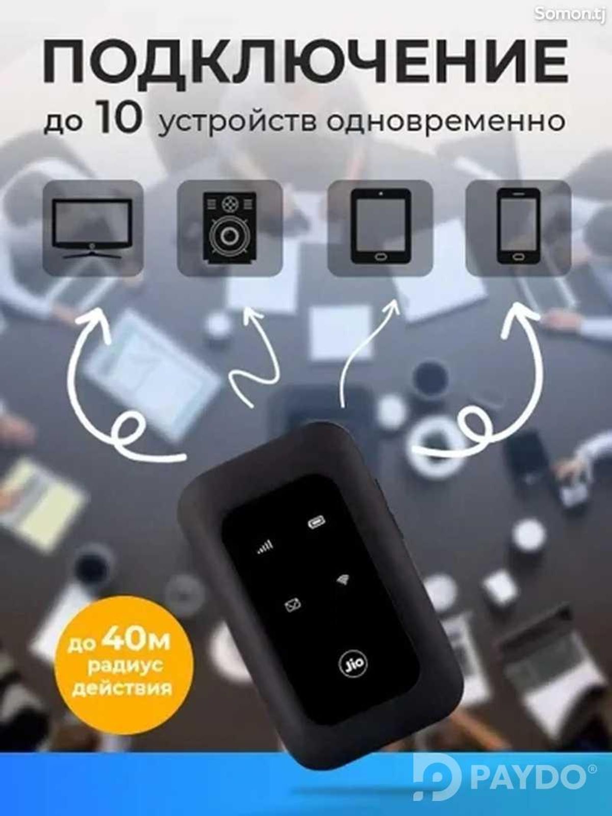 Роутер wifi с сим-картой карманный для дома и загород