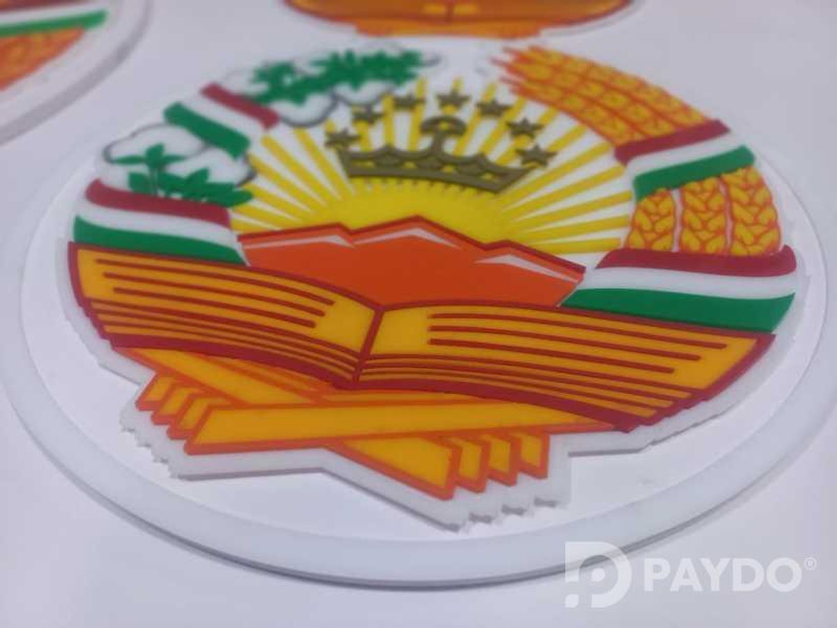 Герб Таджикистана 3D