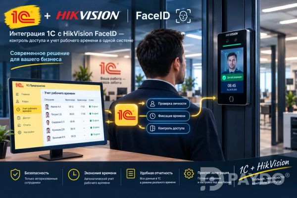 Интеграция 1С + HikVision FaceID