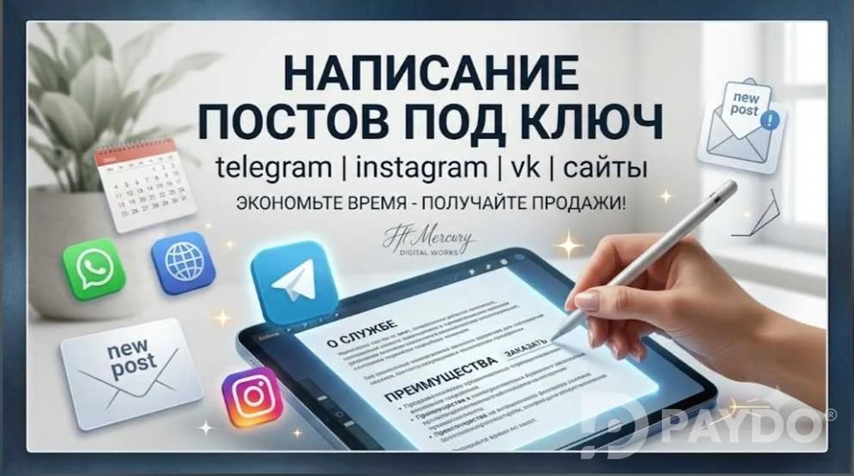 ​✍️ Посты для соцсетей и мессенджеров