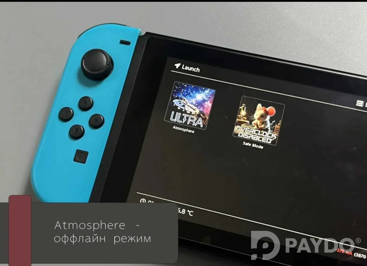 Nintendo Switch OLED прошитая чипом