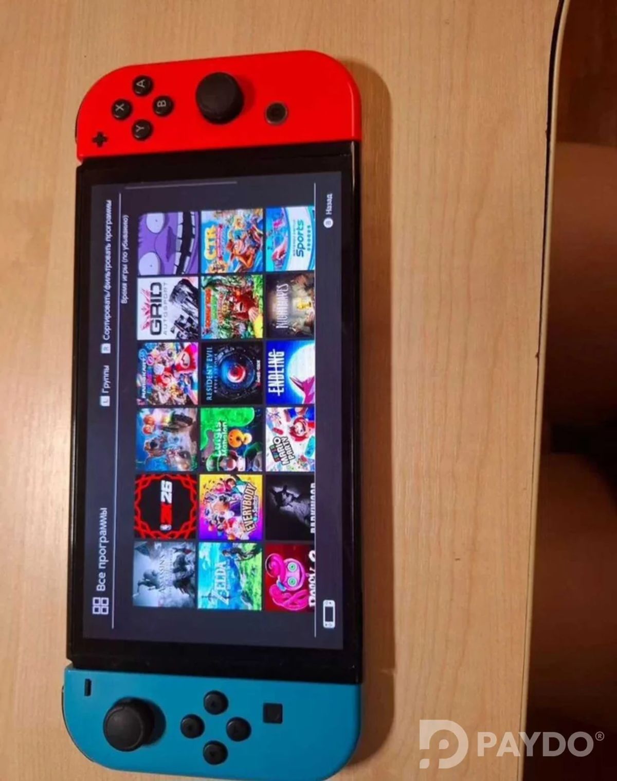 Nintendo Switch OLED прошитая чипом