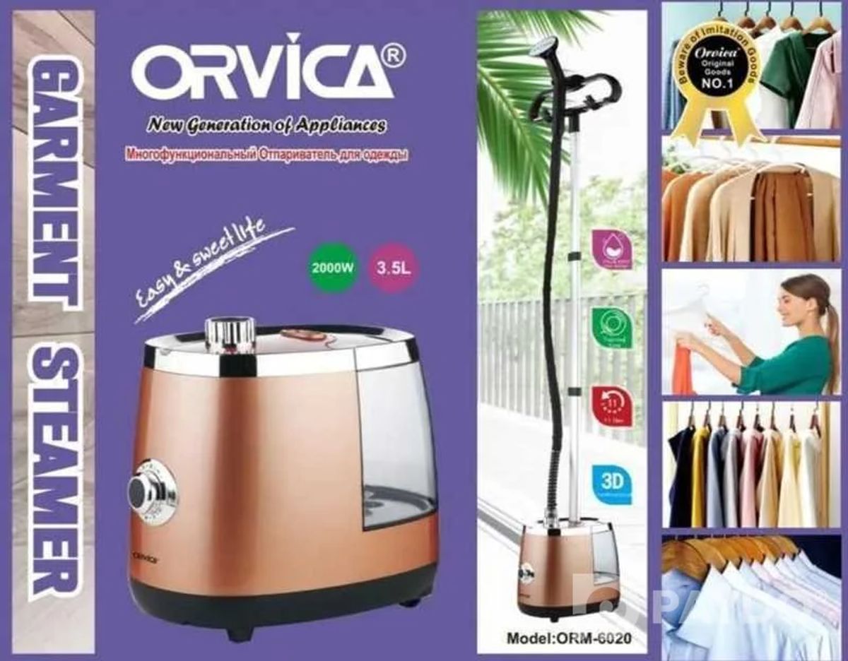 Напольный вертикальный отпариватель для одежды Orvica ORM-6020