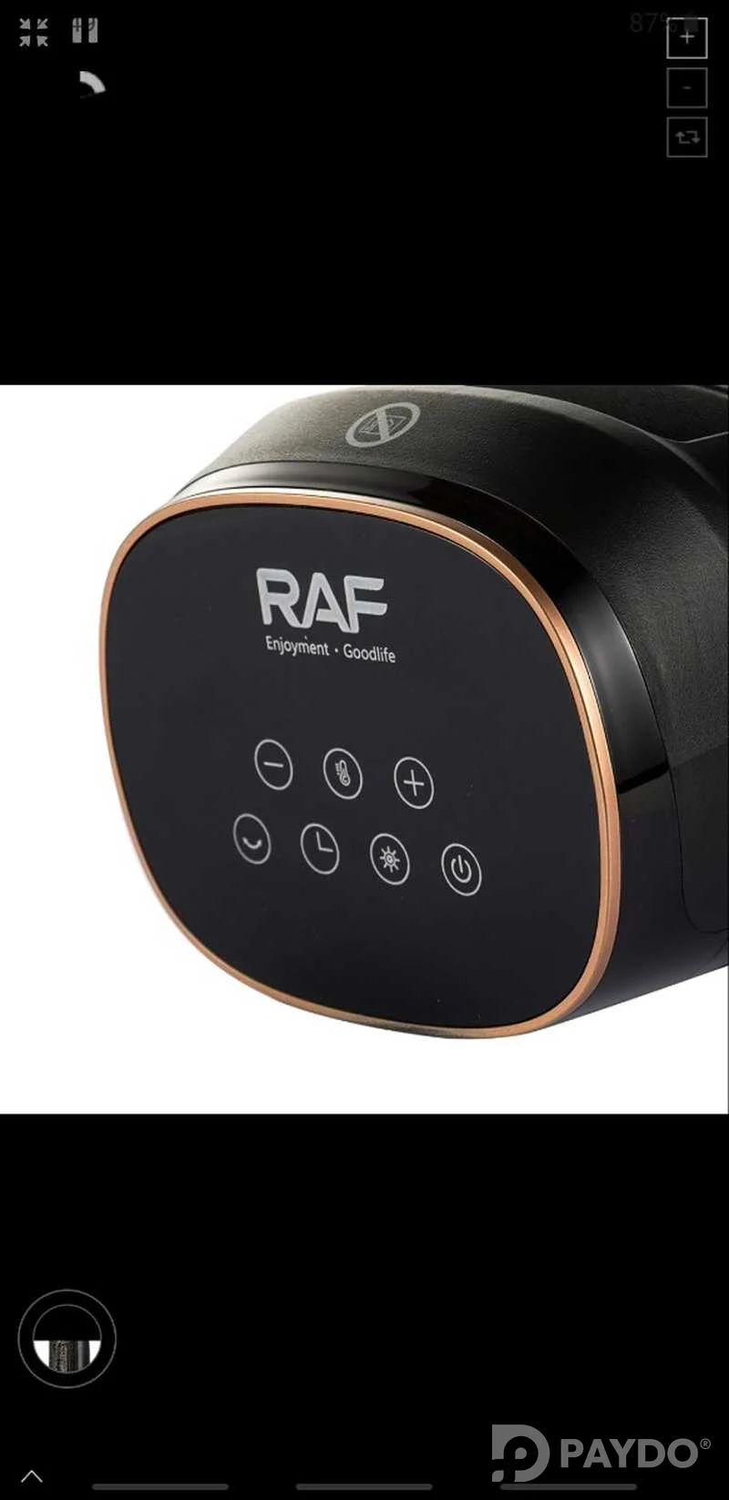 Керамический тепловентилятор RAF R.1401 мощность 2000 Вт.