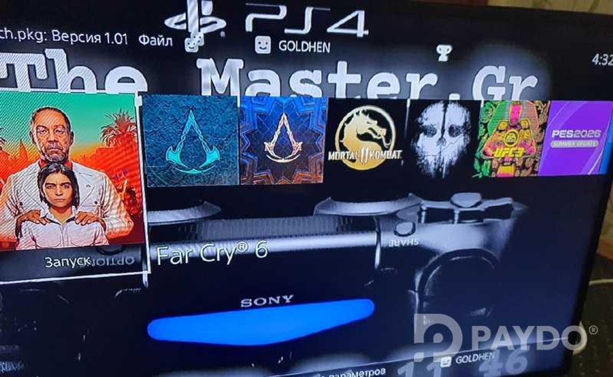 Игровая приставка PS4 HEN 5.05 + топ игры 2025
